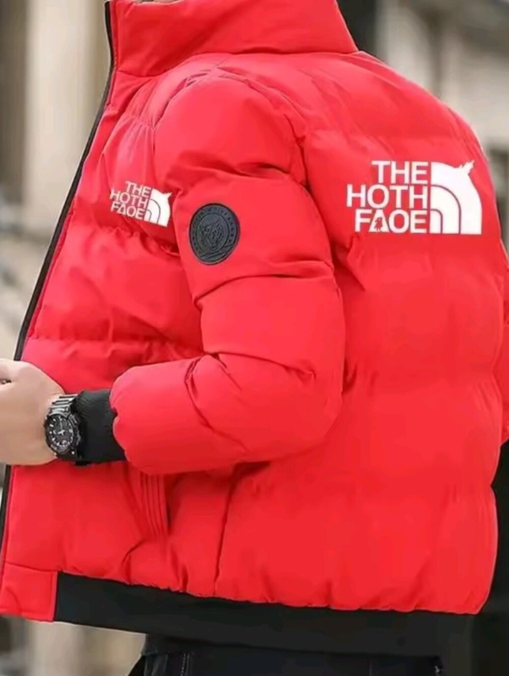 Men's Fashion Thickened Jacket Winter Warm And Waterproof Parka Coat